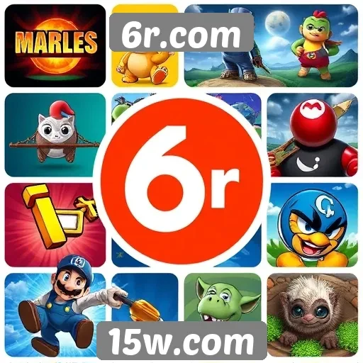 Principais categorias de jogos disponíveis no 6r.com